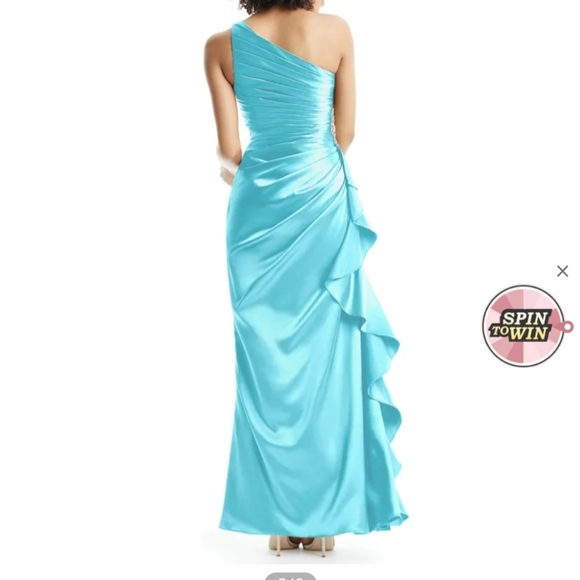 Azazie KAMILA, dark navy - Picture 3 of 3